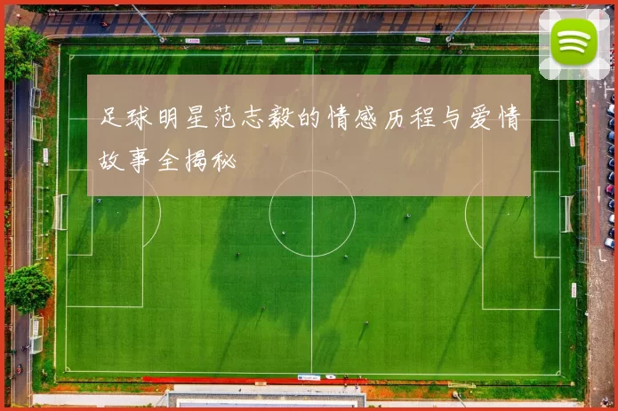 足球明星范志毅的情感历程与爱情故事全揭秘